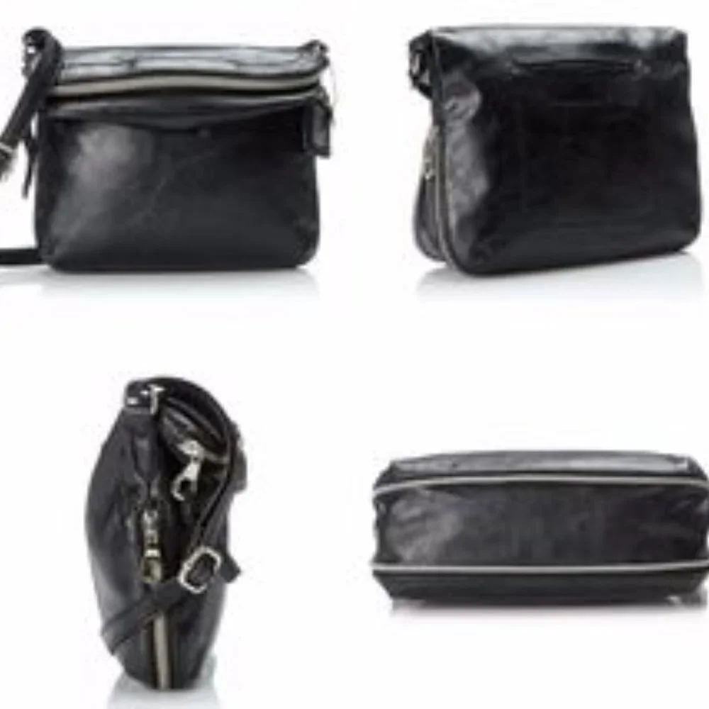 Relic Fossil Cross Body Expandable Messenger Bags Choose Cognac (Brown) or Black - Picture 4 of 8